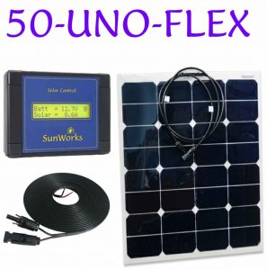 semi-flexible solar panel kit