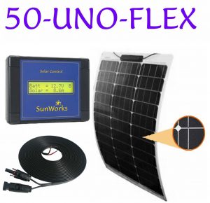 semi-flexible solar panel kit
