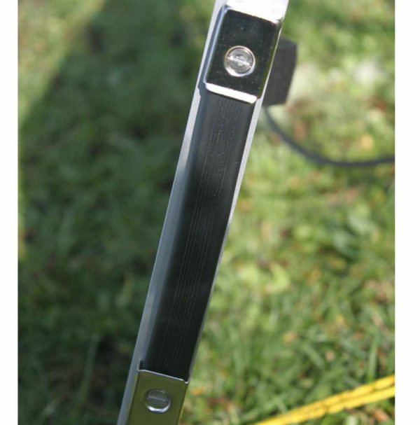 Portable solar panel handle