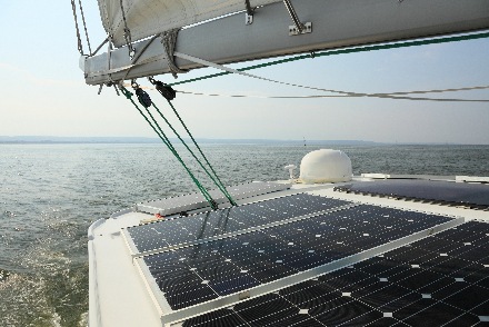 Boat solar panels
