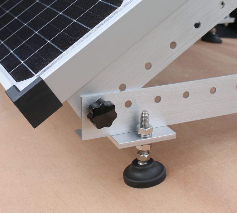 Adjustable Solar Panel Mounting Frame. For motorhomes and boats
