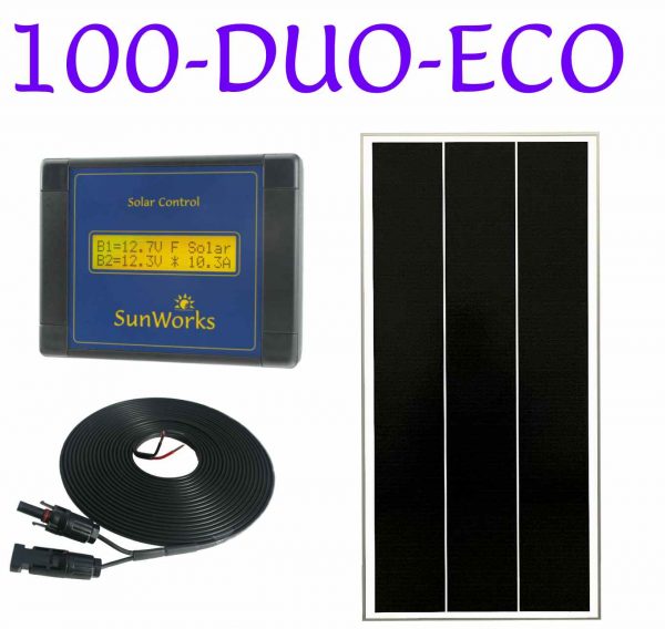 dual battery solar panel kits