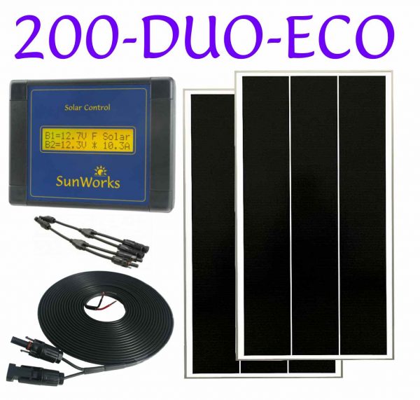 dual battery solar panel