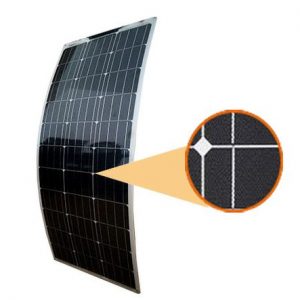 Semi flexible solar panels