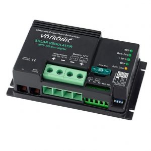 narrowboat MPPT solar charge controller